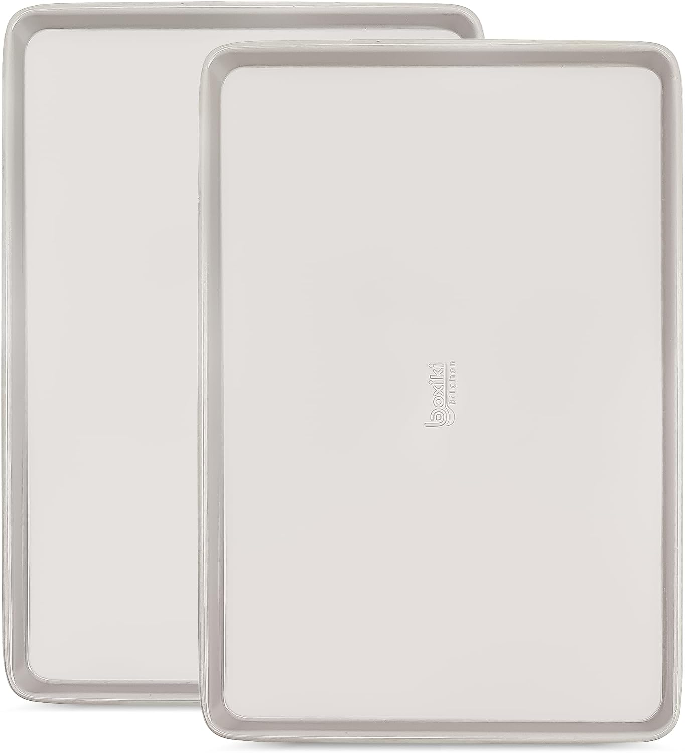 Nonstick Ceramic Baking Sheet/Cookie Sheet - Set of 2, Durable and Easy to Clean Baking Pans for Kitchen - Dishwasher and Freezer Safe, PFAS-Free (Half Sheet Pan)